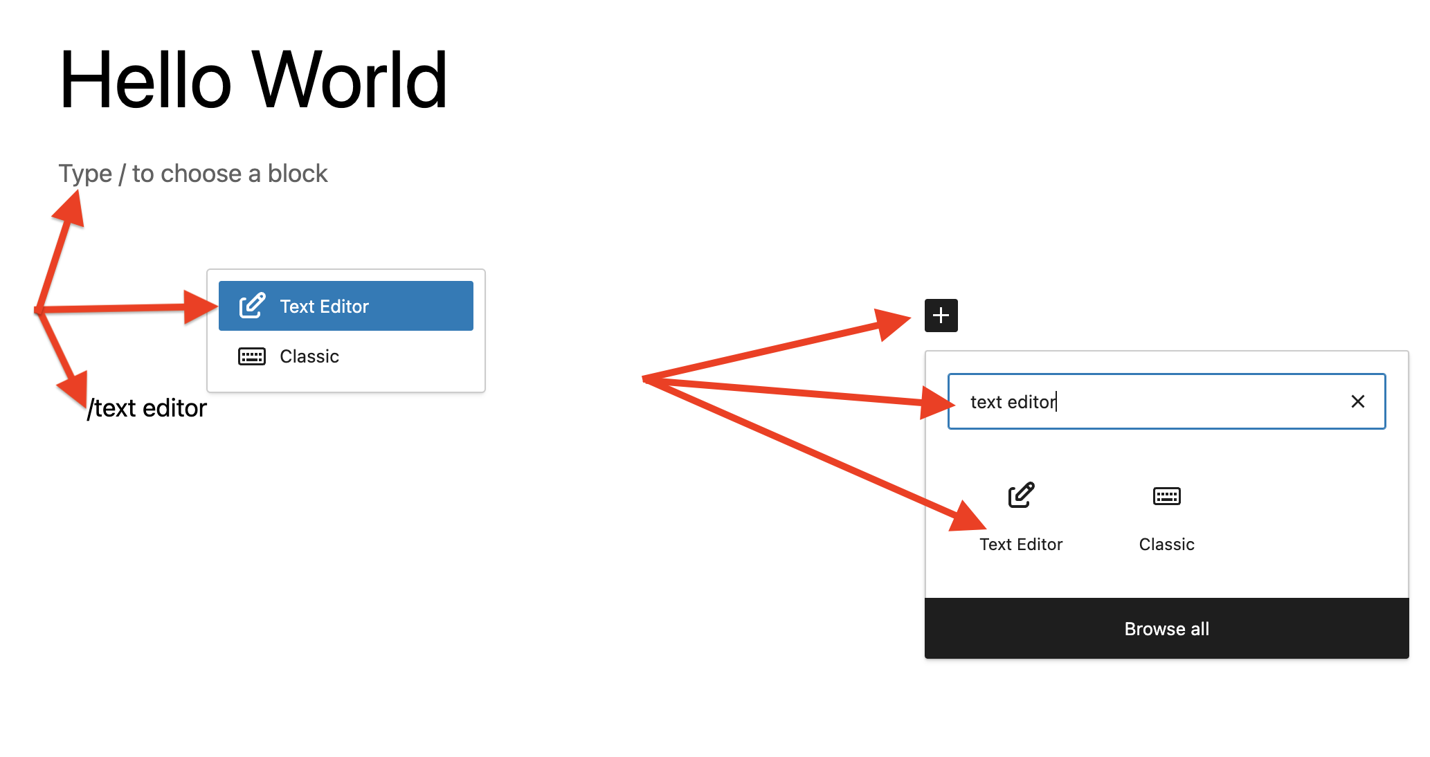 Adding a new block in WordPress